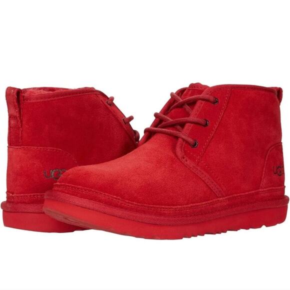 UGG Neumel Chukka Boot Samba Red women's size‎ 11 new!! - Picture 1 of 12